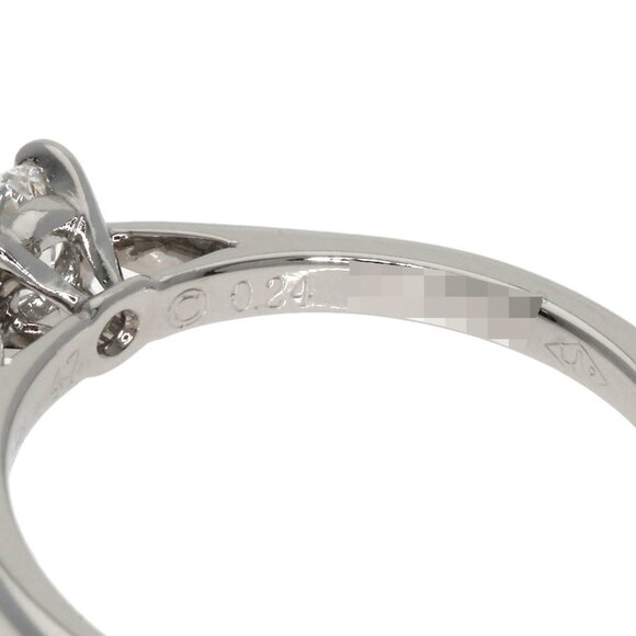 CARTIER Platinum Diamond Ring #47 - Picture 5 of 11